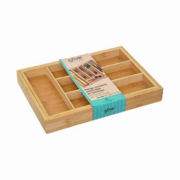 5five Organizér na příbory 5five Bambusové dřevo (34 x 25...