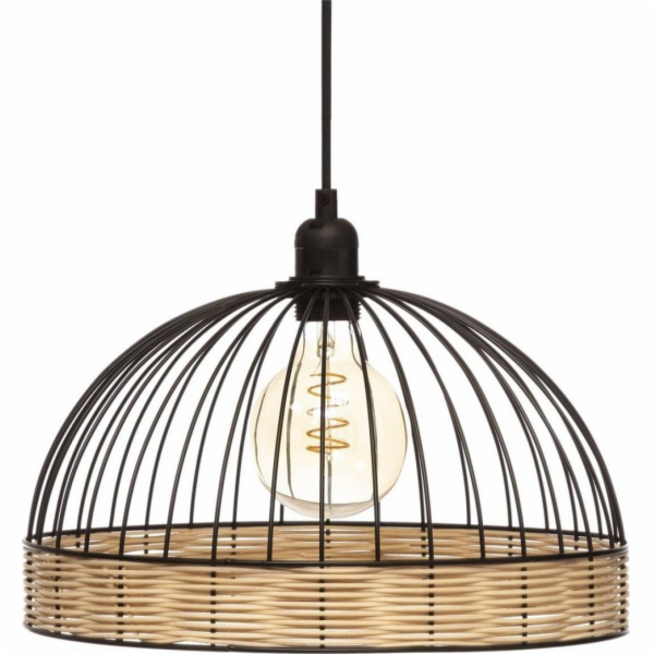 Atmosphera Závěsná lampa Suwa černá 35 cm