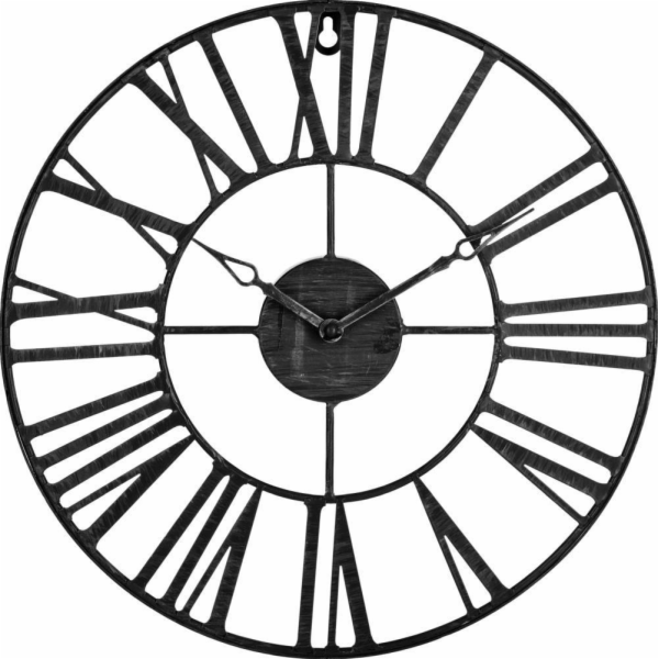 Atmosphera Nástěnné hodiny Black Vintage 36,5 cm