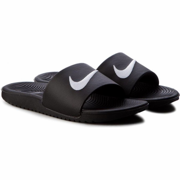 Nike Dětské žabky Kawa Slide Gs/Ps černé, velikost 38,5 (...