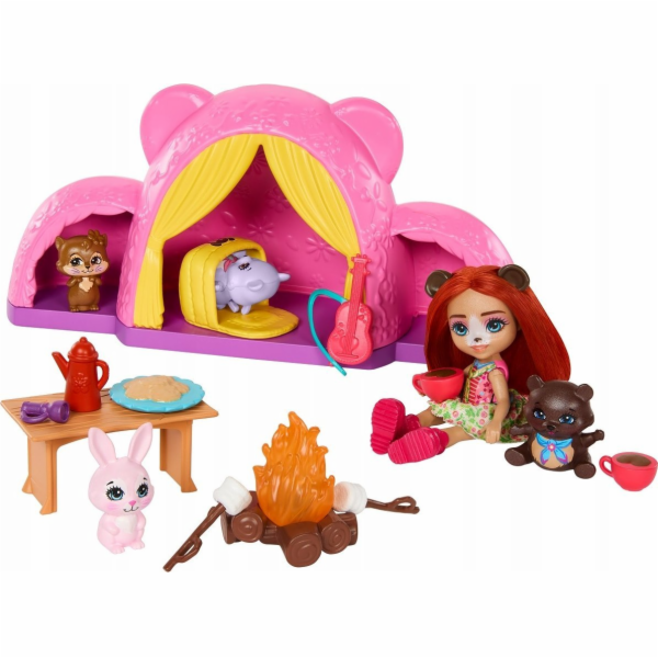 Mattel Enchantimals Hrací sada s panenkou na kempování