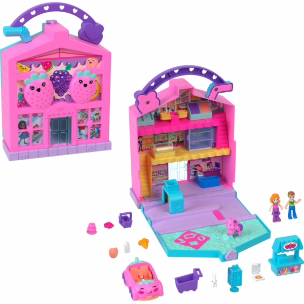 Mattel Polly Pocket Přenosná sada ovocného supermarketu P...