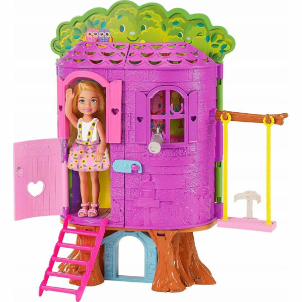 Mattel Barbie panenka Chelsea - Domeček na stromě + přísl...