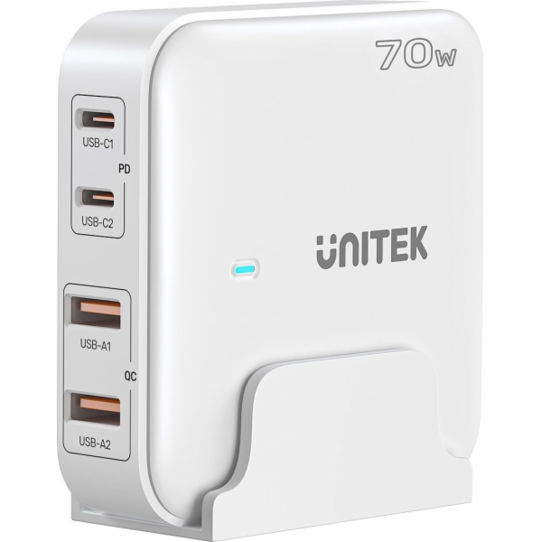 Unitek P1228A Nabíječka 2x USB-A 2x USB-C 5A (P1228AWH01-EU)