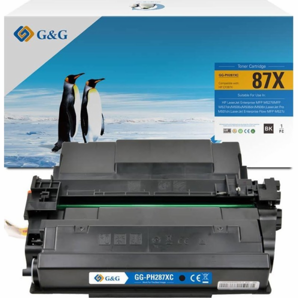 G&G Toner Toner kompatibilní s HP CF287X, NT-PH287XC, čer...