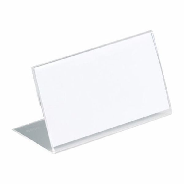 Durable Odolný akrylový štítek 52x100mm průhledný, balení...