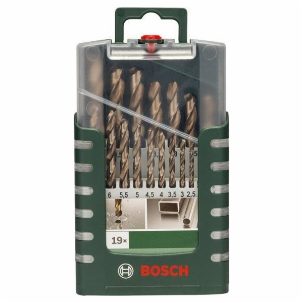 Bosch Sada vrtaček 19dílná. NA KOV HSS-CO DIN 338 1-10MM.