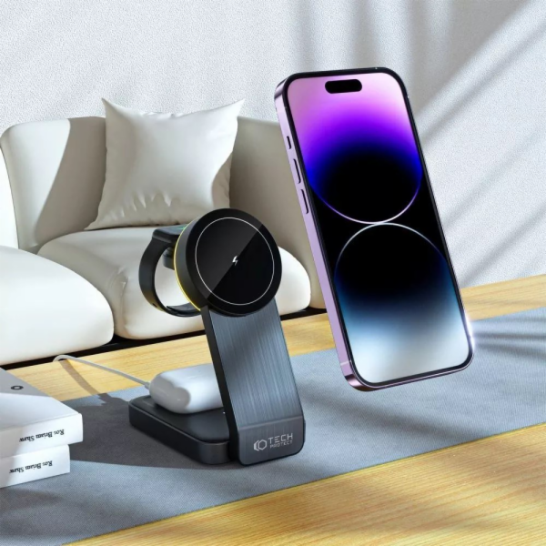 Tech-Protect Bezdrátová nabíječka MagSafe, bezdrátová nab...