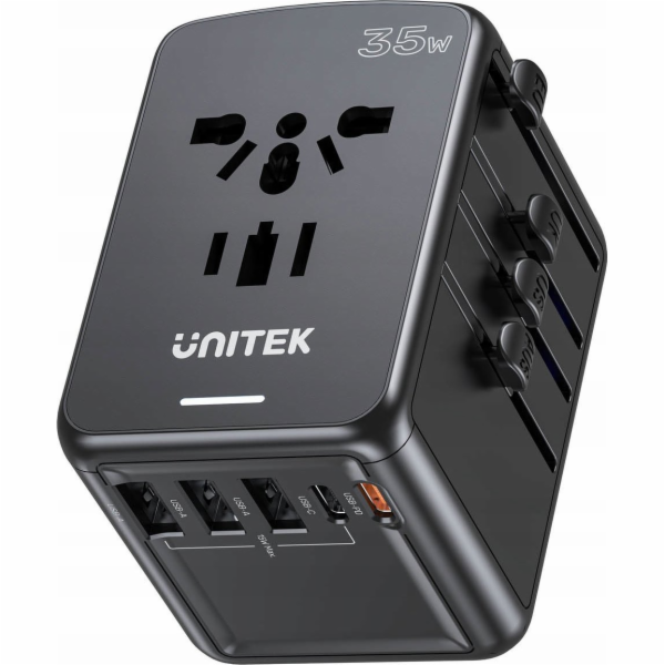 Unitek Cestovní nabíječka EU/US/UK/AUS PD 35W