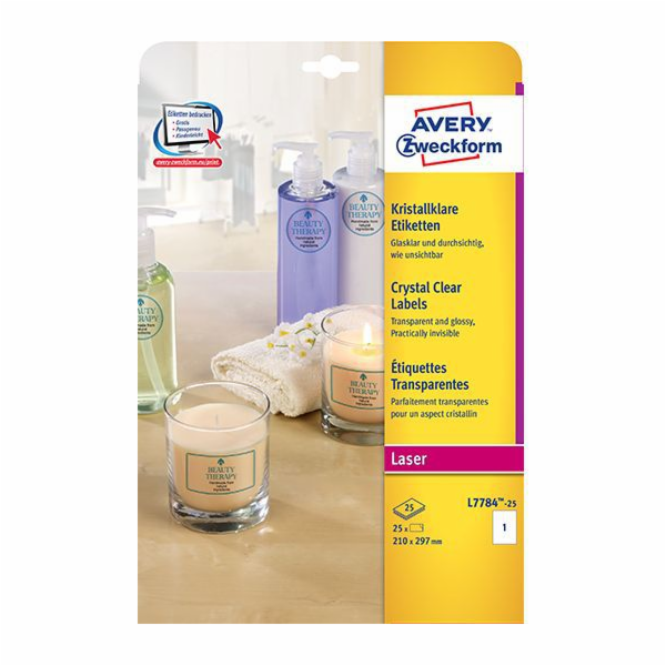 Avery Zweckform ETYK.ZF 7784 210X297 25 LISTŮ/25/ ETIKET ...