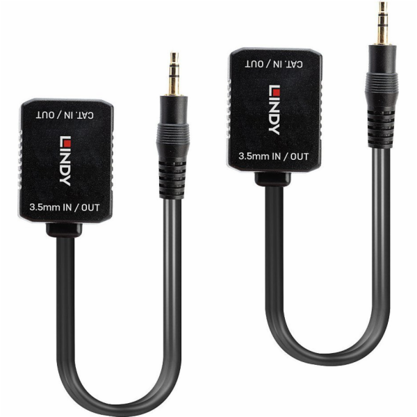 Lindy Adaptér USB Lindy Stereo Audio Cat.5/6 100m 3,5mm