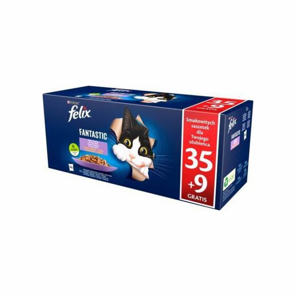 Felix Felix v želé MASOVÁ SMĚS sáček 44x85g