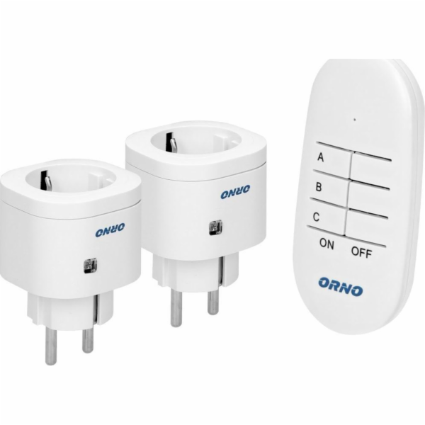 Orno ORNO SADA 2 ZÁSUVEK + DÁLKOVÝ OVLADAČ OR-GB-439(GS)