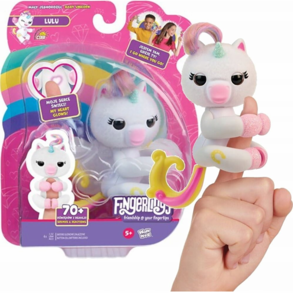 Cobi figurka Interaktivní figurka Fingerlings Jednorožec ...