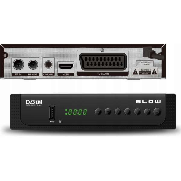 BLOW DVB-T2 8000FHD prémiový dekodérový tuner