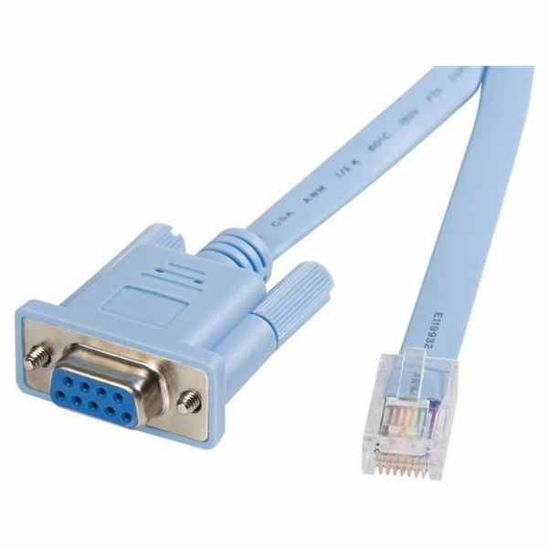 StarTech Kabel StarTech RJ-45 na DB9 Cisco 1,8 m M/F Modrý