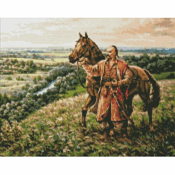 Ideyka Diamantová mozaika - Kozácký duch 40x50cm