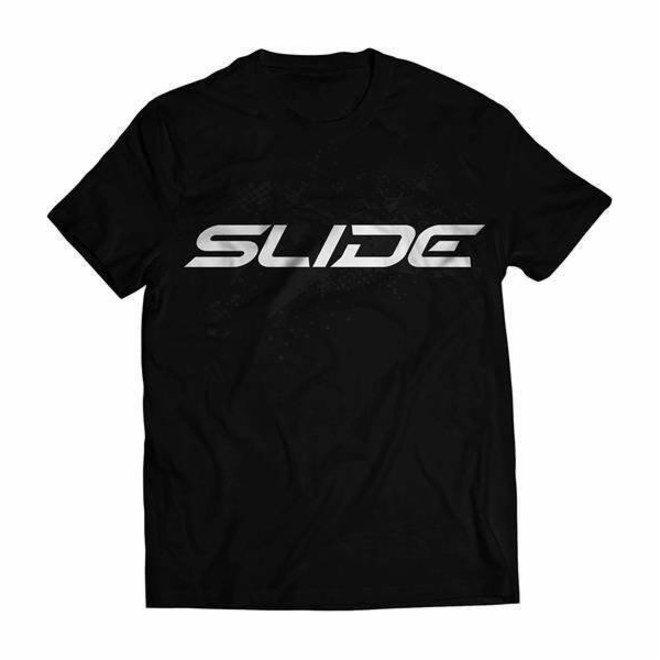 SLIDE Tričko černé, XXL