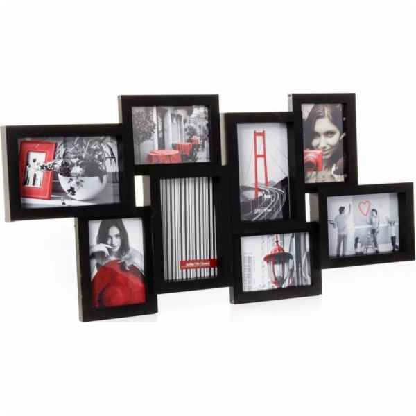 Atmosphera Fotorámeček Frame 8 - Fotogalerie, černý