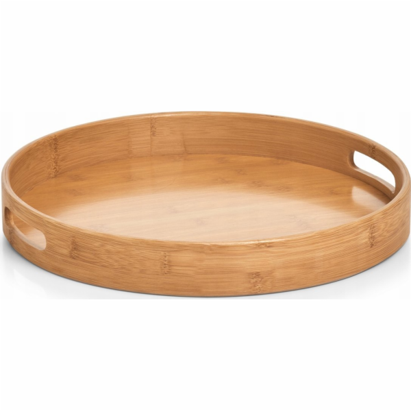 Zeller Servírovací podnos kulatý, O 38 cm, bambus, ZELLER