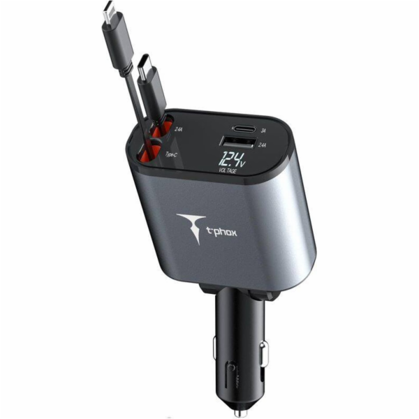 T-Phox Nabíječka ŁAD SAM. T-PHOX FLEXIT 4IN1 86W ŠEDÁ