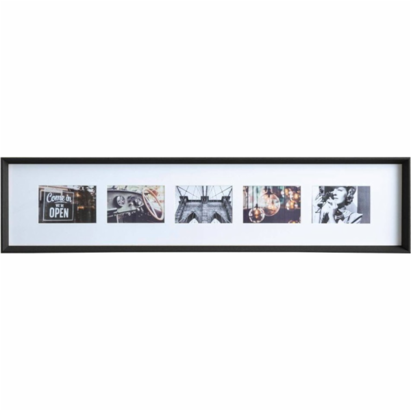 Atmosphera Frame AXEL 5-fotorámek, 22 x 97 cm, černý