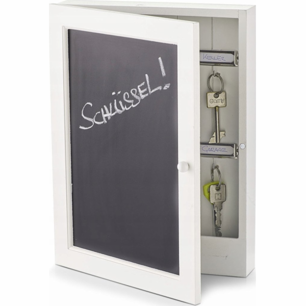Zeller Skříňka na klíče psací deska BLACKBOARD, 22x5x30 c...
