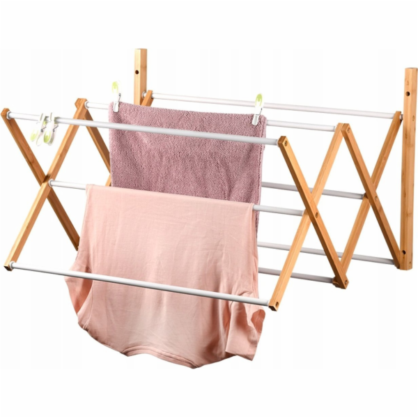 Kesper Sušička prádla Bamboo, 6 tyčí