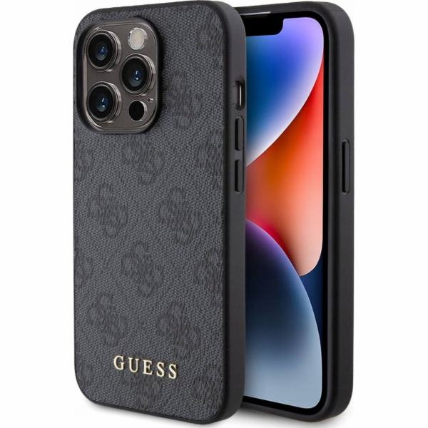Guess Guess GUHCP15LG4GFGR Pevný kryt pro iPhone 15 Pro 6...
