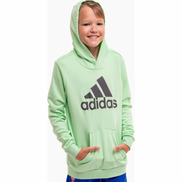 Adidas Dětská mikina s velkým logem Essentials Cotton Hoo...