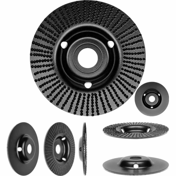 Dedra rašplový kotouč s drážkou 125 mm, hrubost 3