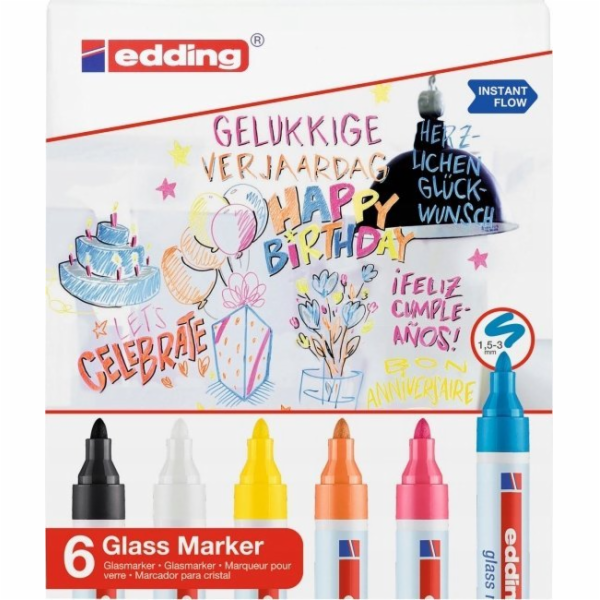 Edding Popisovač na skleněné povrchy E-95 EDDING, 1,5-3 m...