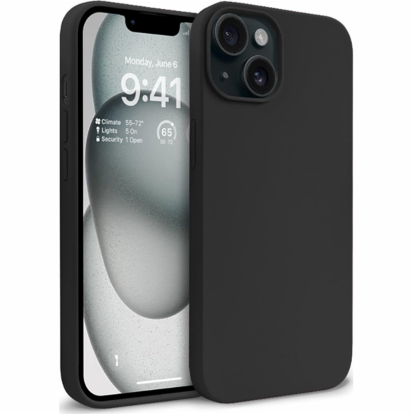 CRONG Barevný kryt pro iPhone 15 černý