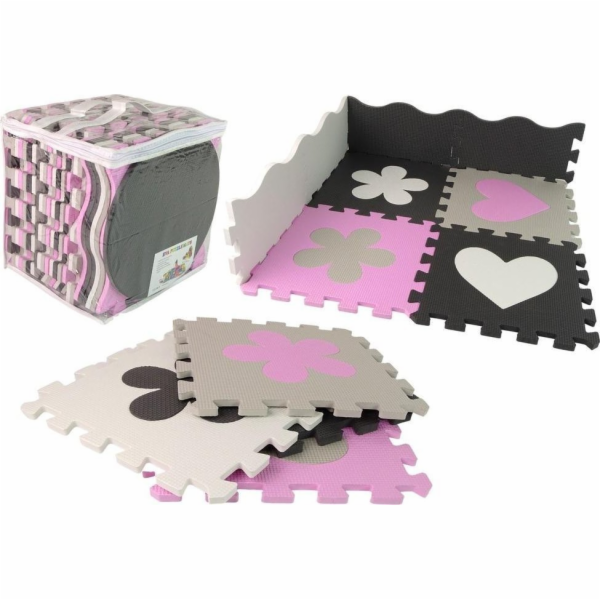 LeanToys EVA pěnová vzdělávací podložka puzzle pro mimink...