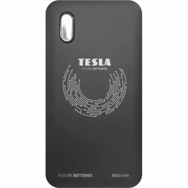 Tesla Powerbank Bezdrátová powerbanka TESLA QI (černá)