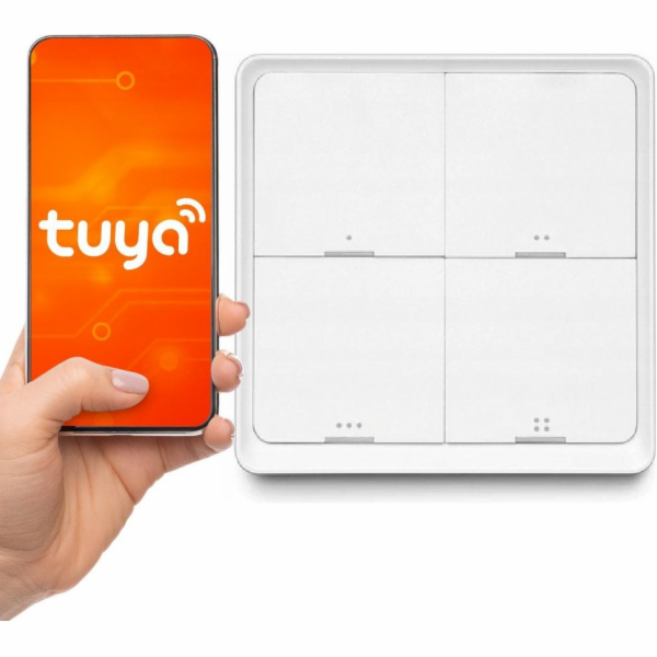 Tuya Dálkové ovládání pro mobilní telefon ZigBee tlačítko...