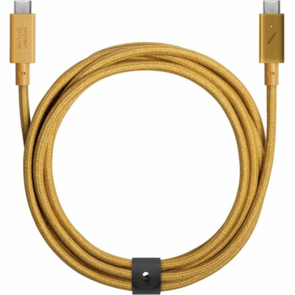 Native Union Kabel USB-C - USB-C, 2,4 m, zlatý (BELT-PRO2...