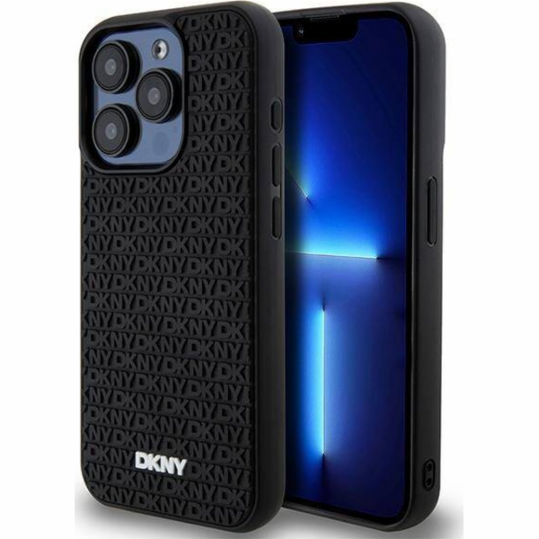 DKNY DKNY 3D gumový opakující se vzor – kryt na iPhone 15...