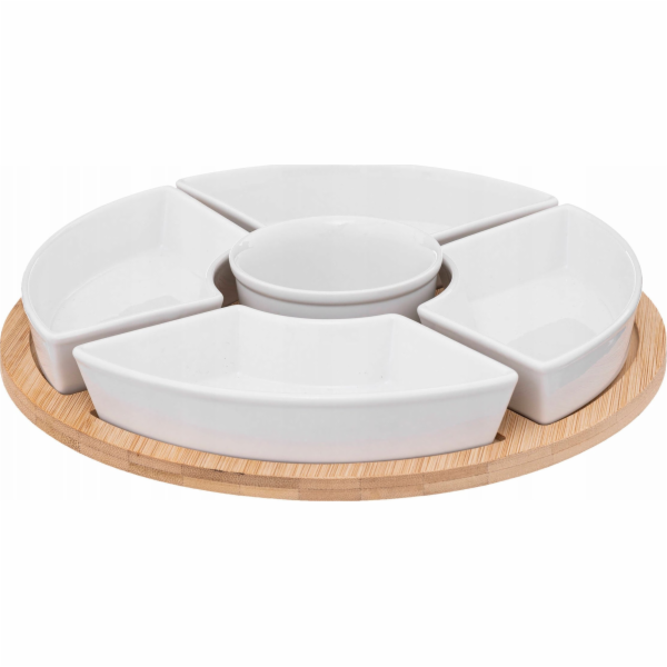 Secret de Gourmet Sada na občerstvení 6 porcelánových mis...