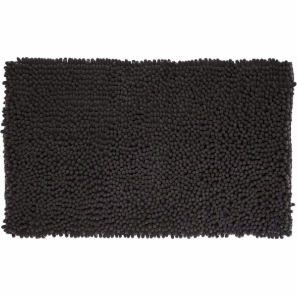 5five Koupelnová předložka MAXI CHENILLE, 50x80 cm, černá
