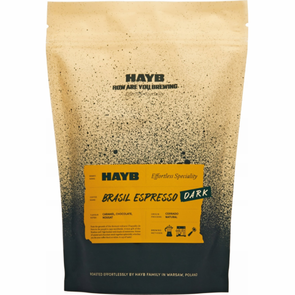 HAYB Kávová zrna HAYB - Brasil Espresso Dark 1kg