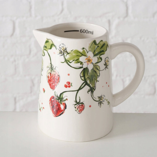 Boltze Keramická konvice JAHODA, jahoda, 500 ml