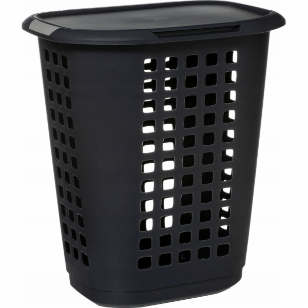 5five Konturovaný koš na prádlo s víkem, 63 l