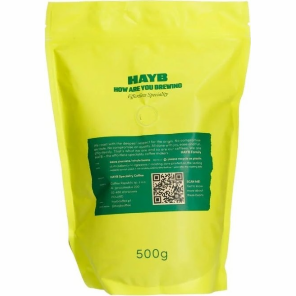 HAYB Kávová zrna HAYB - Pour Over Tropik Filter 500g