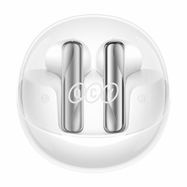 Sluchátka TWS QCY AilyBuds Clear T32 (bílá)