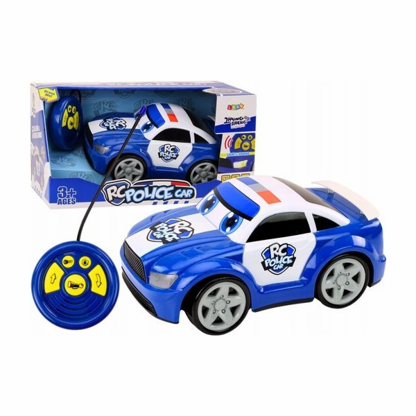 LeanToys policejní auto kreslené dálkové ovládání světla ...