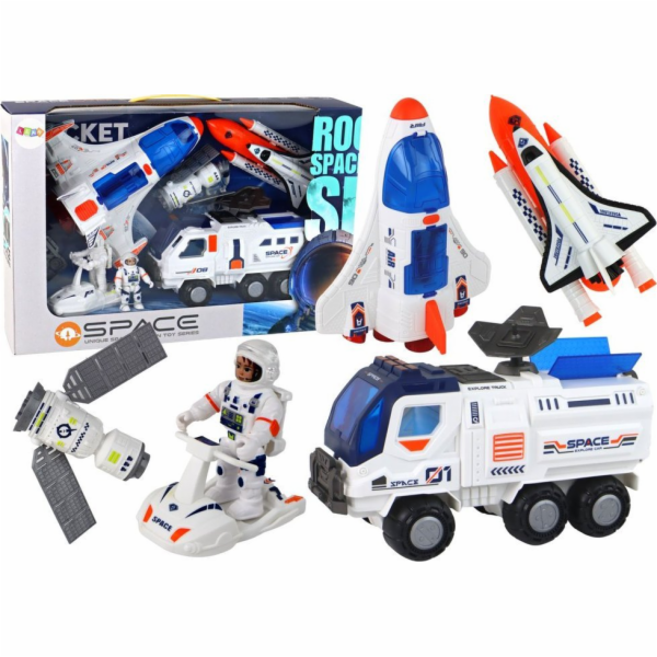 LeanToys Vesmírná mise Sada Raketa Vesmírné lodě Vesmírná...
