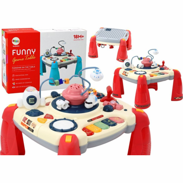 LeanToys Interaktivní vzdělávací stůl Dětský panel Piano ...