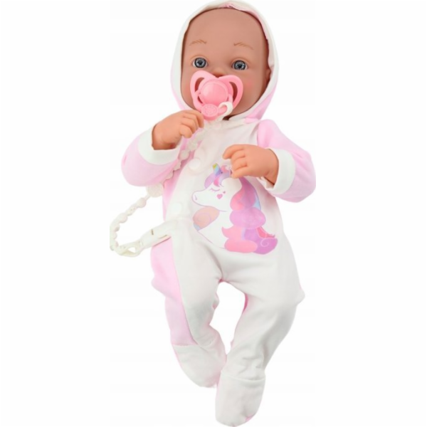 LeanToys Panenka s dudlíkem, jednorožčí body, růžová deka...