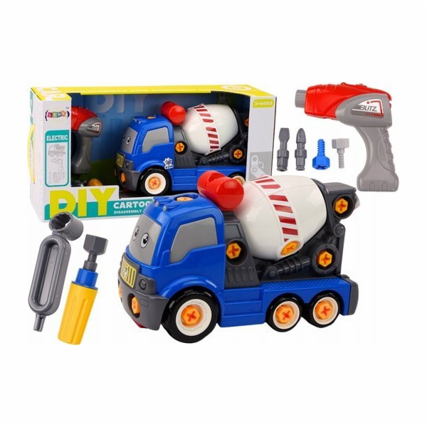 LeanToys Nákladní auto Míchačka na beton Kreslená hračka ...